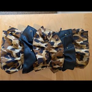 Rampage Ruffle Clutch